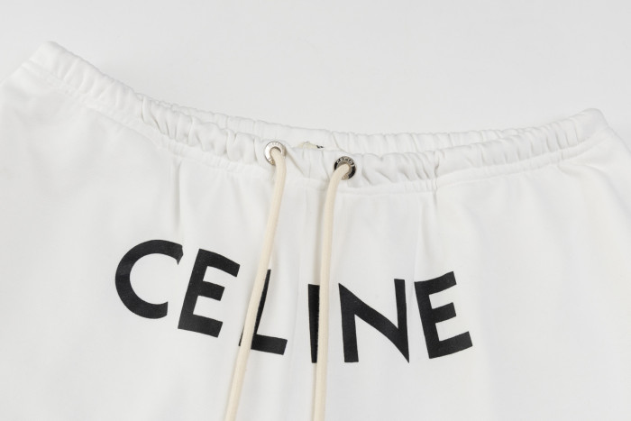 SMCL-4298 High Quality Celine 380g Cotton Over Size Shorts