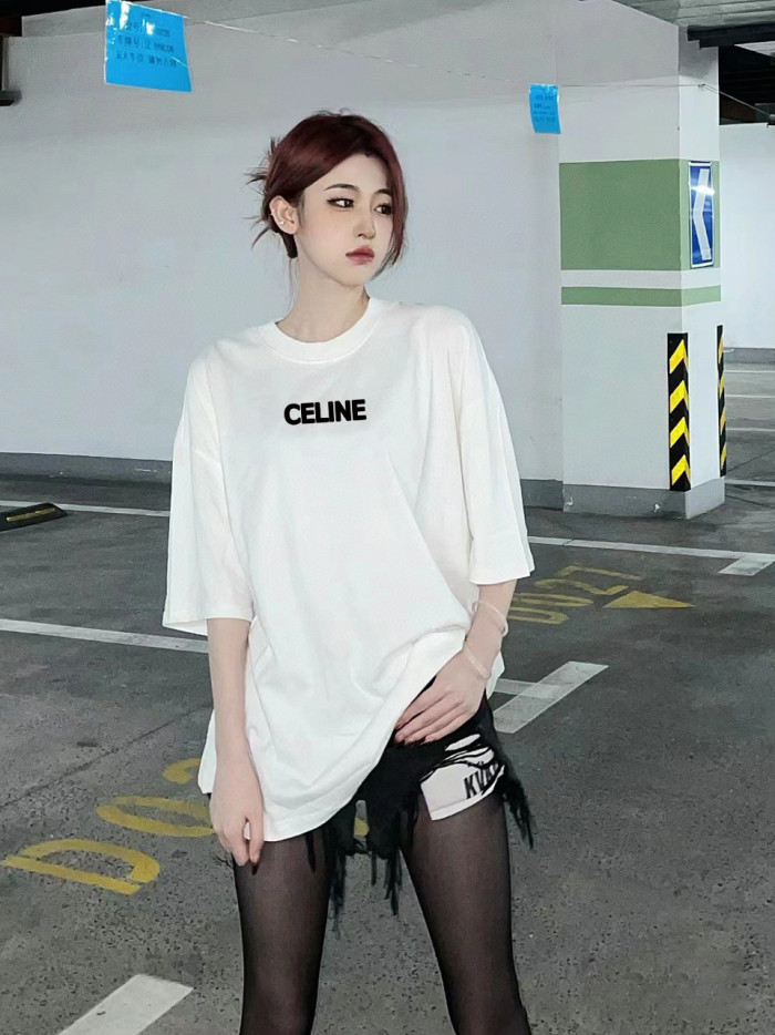 SMCL-4286 High Quality Celine 280g Cotton T-shirts