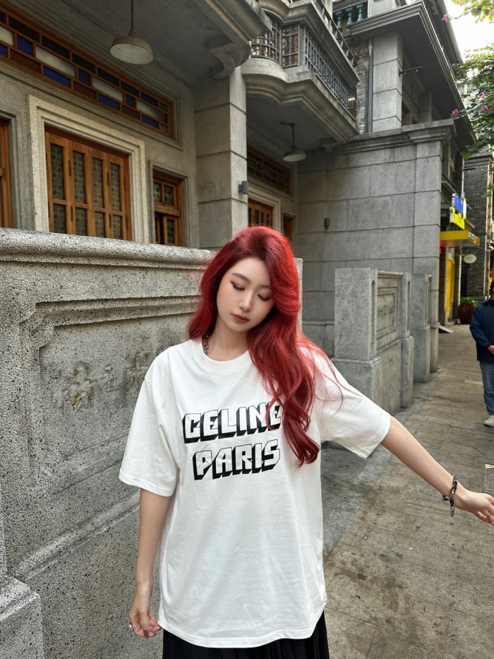 SMCL-4277 High Quality Celine 280g Cotton T-shirts