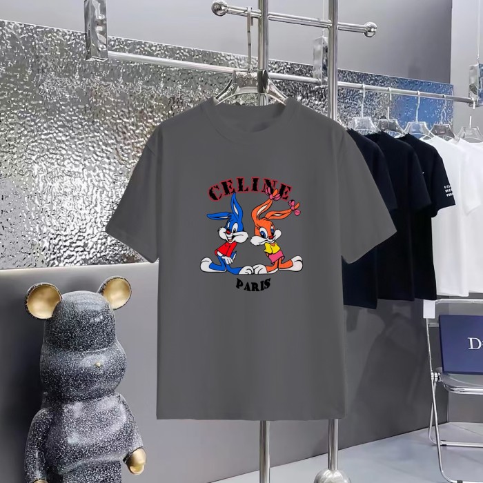SMCL-4266 High Quality Celine 300g Cotton Over Size T-shirts