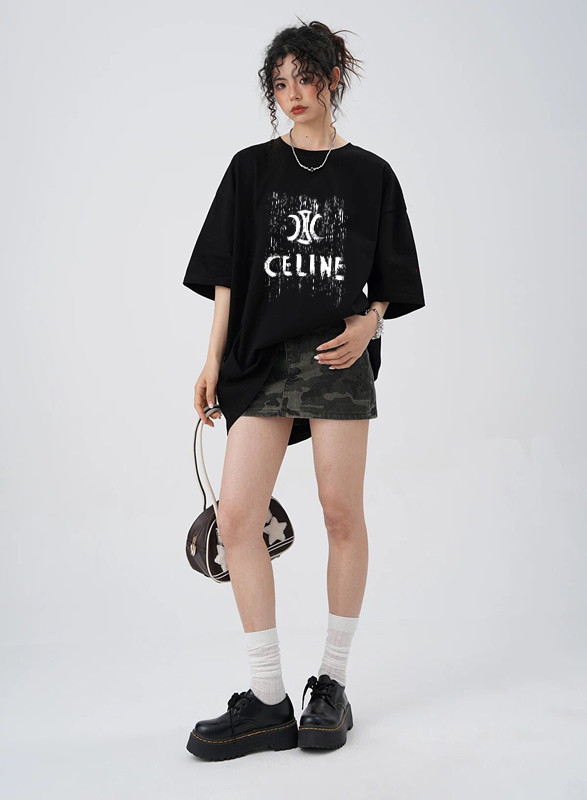 SMCL-4289 High Quality Celine 280g Cotton T-shirts