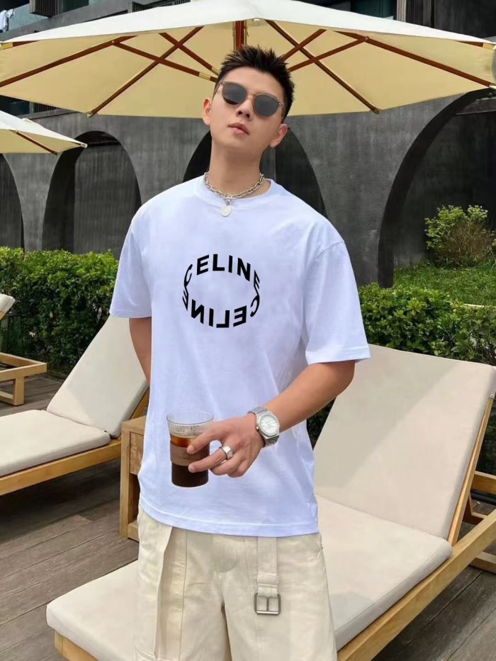 SMCL-4288 High Quality Celine 280g Cotton T-shirts
