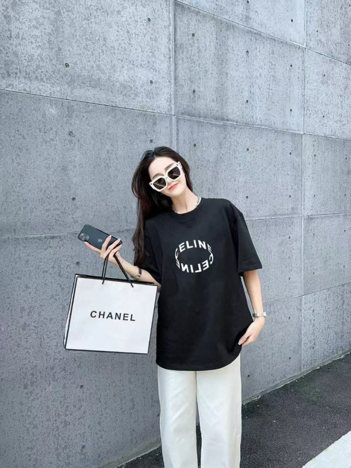 SMCL-4288 High Quality Celine 280g Cotton T-shirts