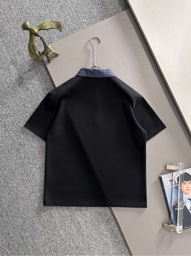 SMCL-4330 High Quality 2026ss Louis Vuitton Cotton Half-zipper Polo-shirt
