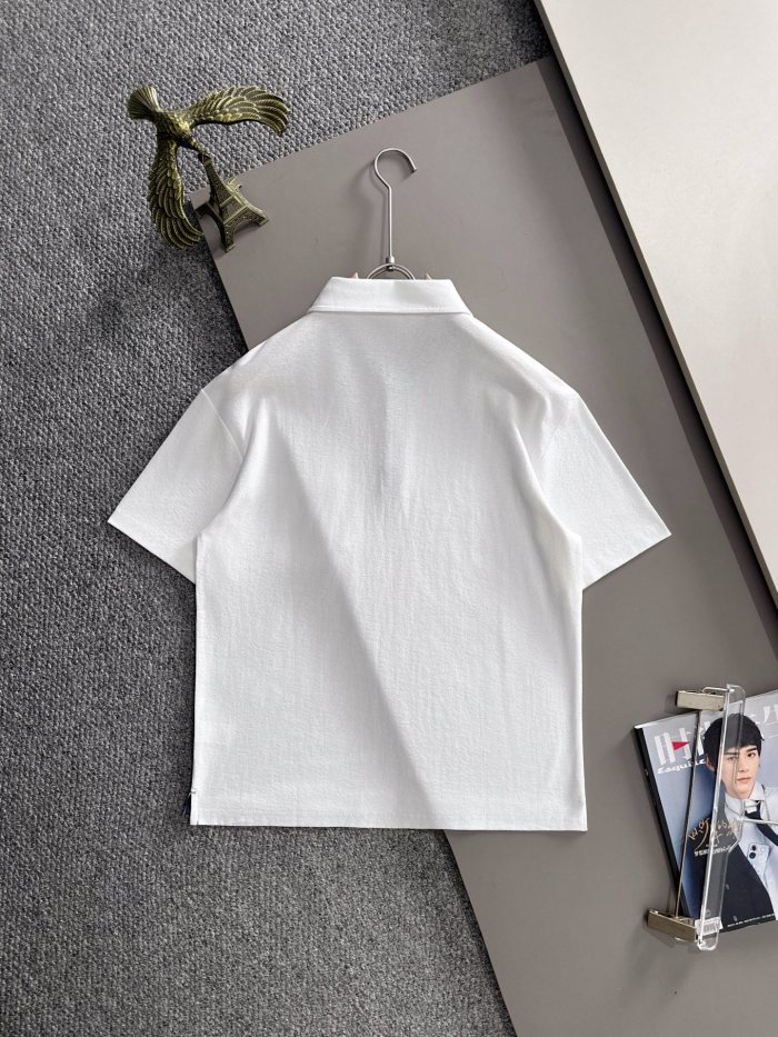 SMCL-4328 High Quality 2026ss Louis Vuitton Cotton Polo-shirt