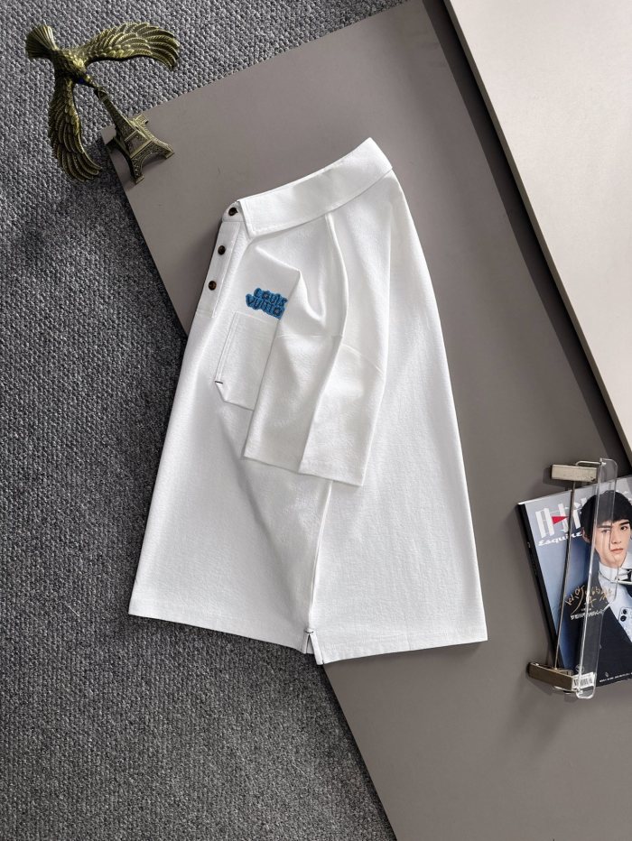SMCL-4328 High Quality 2026ss Louis Vuitton Cotton Polo-shirt