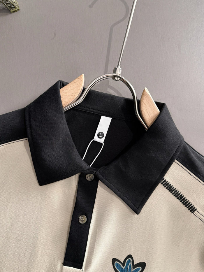 SMCL-4302 High Quality 2026ss Louis Vuitton Cotton Polo-shirt