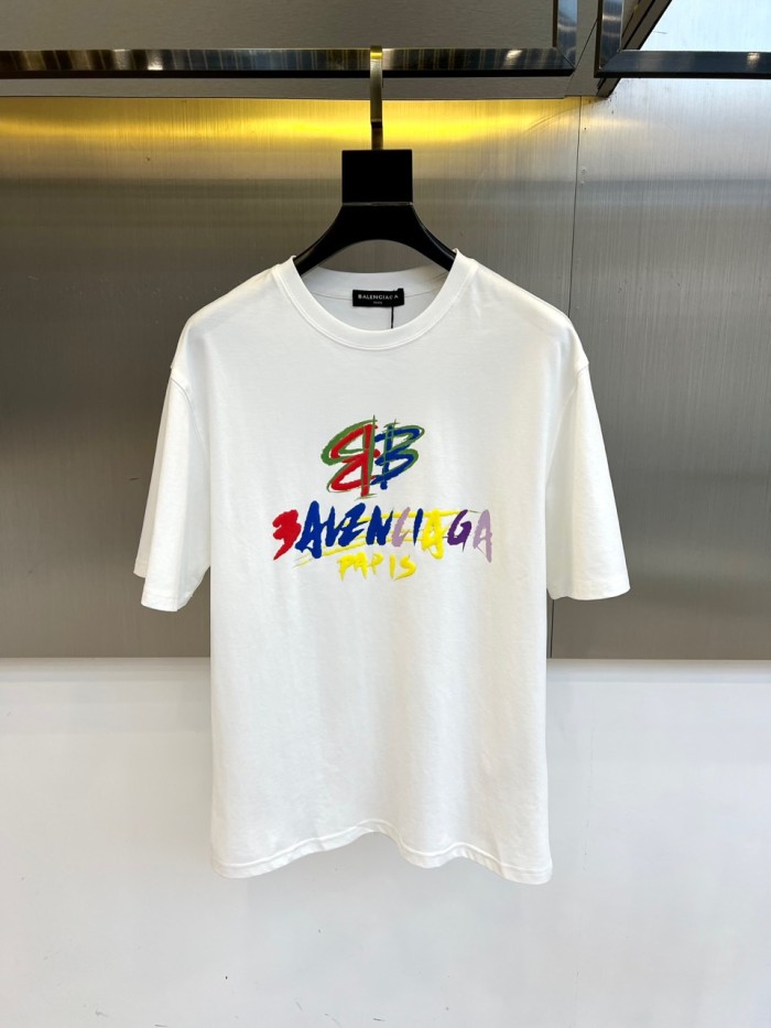 SMCL-4455 High Quality 2026ss Balenciaga 270g Cotton T-shirt