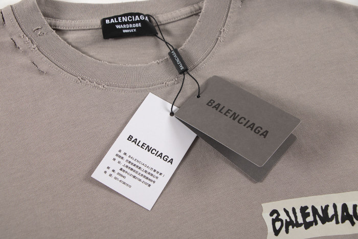 SMCL-4475 High Quality 2026ss Balenciaga 300g Cotton T-shirt