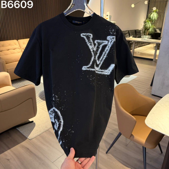 SMCL-4494 High Quality 2026ss Louis Vuitton 280g Cotton T-shirt