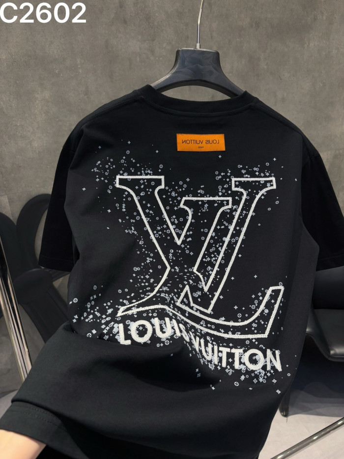 SMCL-4334 High Quality 2026ss Louis Vuitton 280g Cotton T-shirt