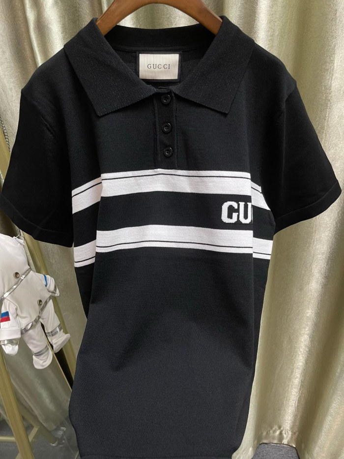 SMCL-4400 High Quality 2026ss GUCCI Knitting Polo-shirt
