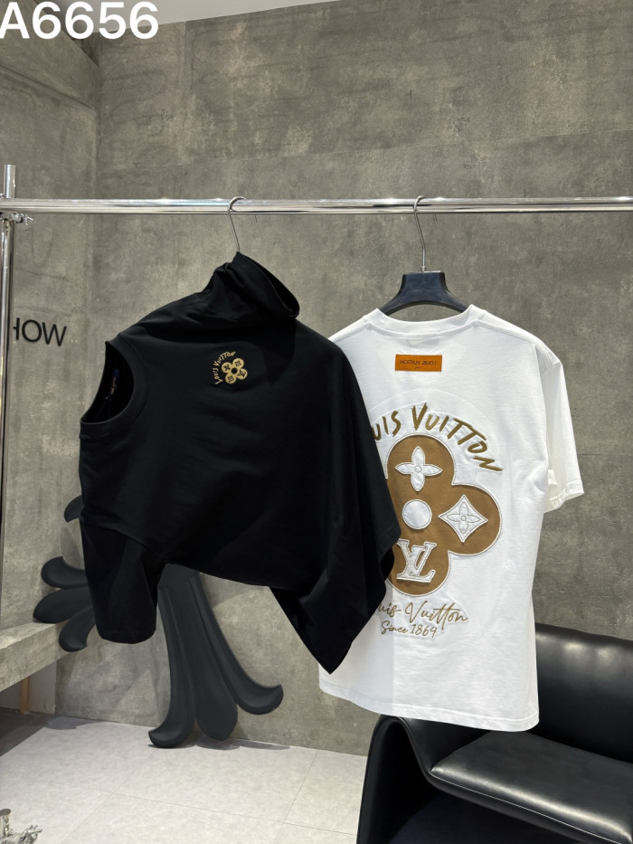 SMCL-4331 High Quality 2026ss Louis Vuitton 280g Cotton T-shirt