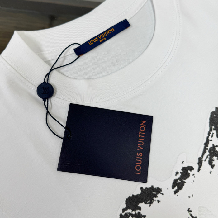 SMCL-4500 High Quality 2026ss Louis Vuitton 240g Cotton Oversize T-shirt