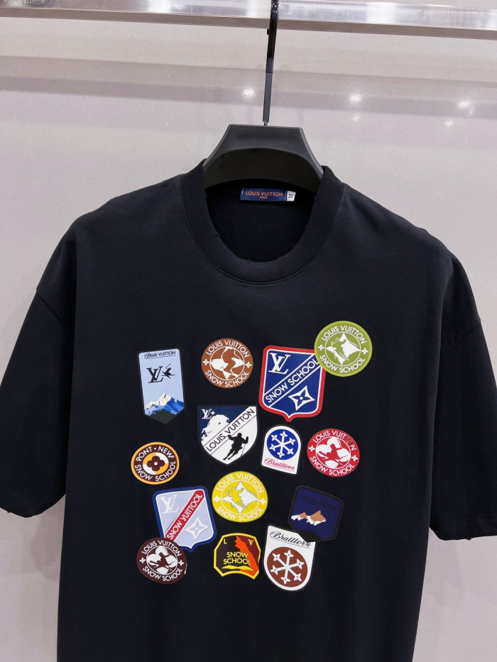 SMCL-4342 High Quality 2026ss Louis Vuitton 280g Cotton T-shirt
