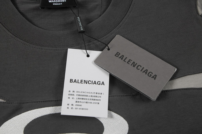 SMCL-4474 High Quality 2026ss Balenciaga 300g Cotton T-shirt