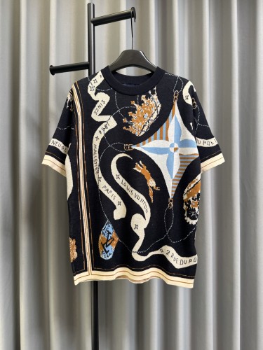 SMCL-4358 High Quality 2026ss Louis Vuitton Knitting T-shirt