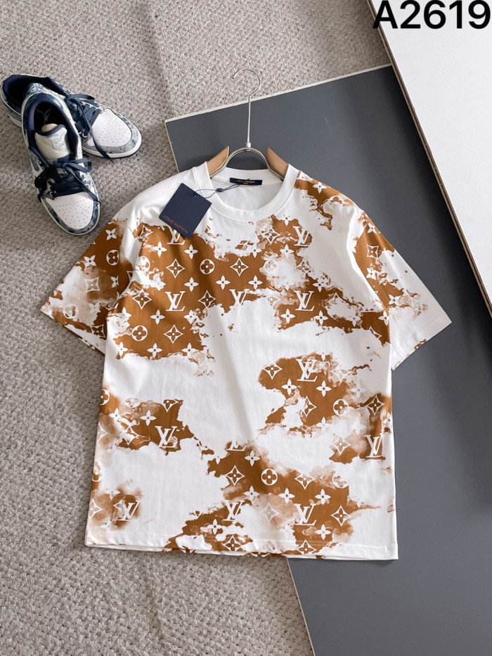 SMCL-4499 High Quality 2026ss Louis Vuitton 280g Cotton T-shirt