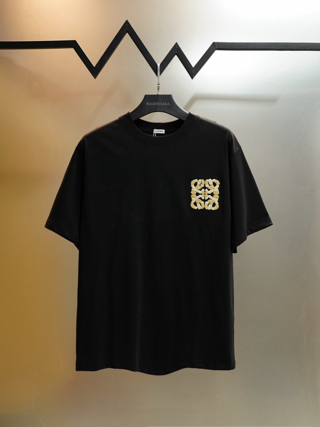 SMCL-4391 High Quality 2026ss LOEWE x Louis Vuitton 280g Cotton T-shirt