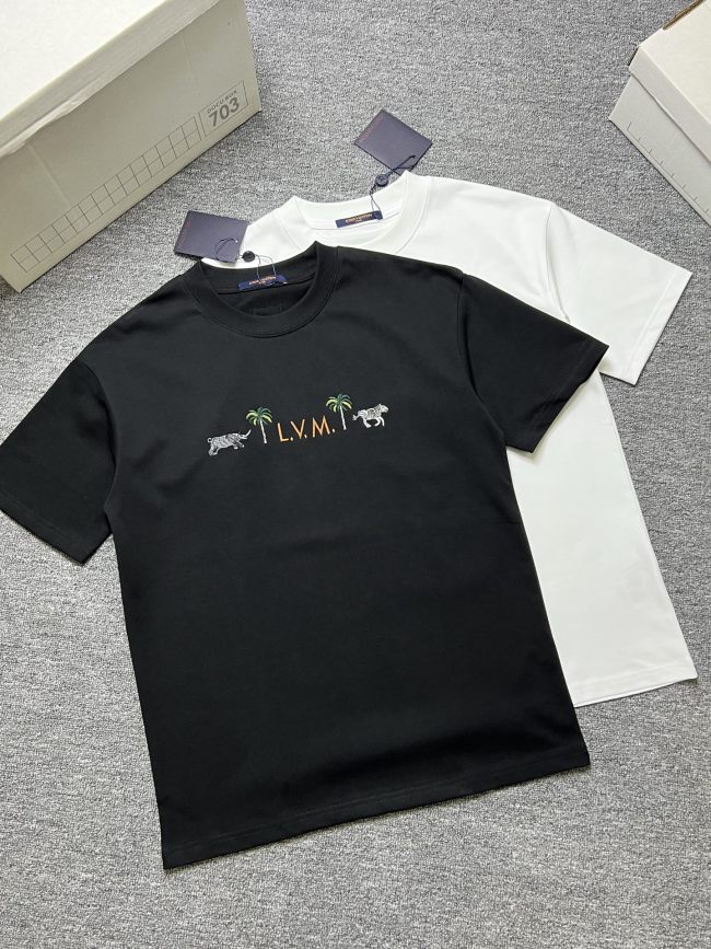 SMCL-4382 High Quality 2026ss Louis Vuitton 280g Cotton T-shirt