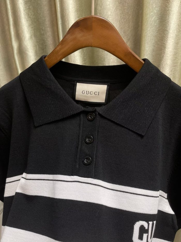 SMCL-4400 High Quality 2026ss GUCCI Knitting Polo-shirt