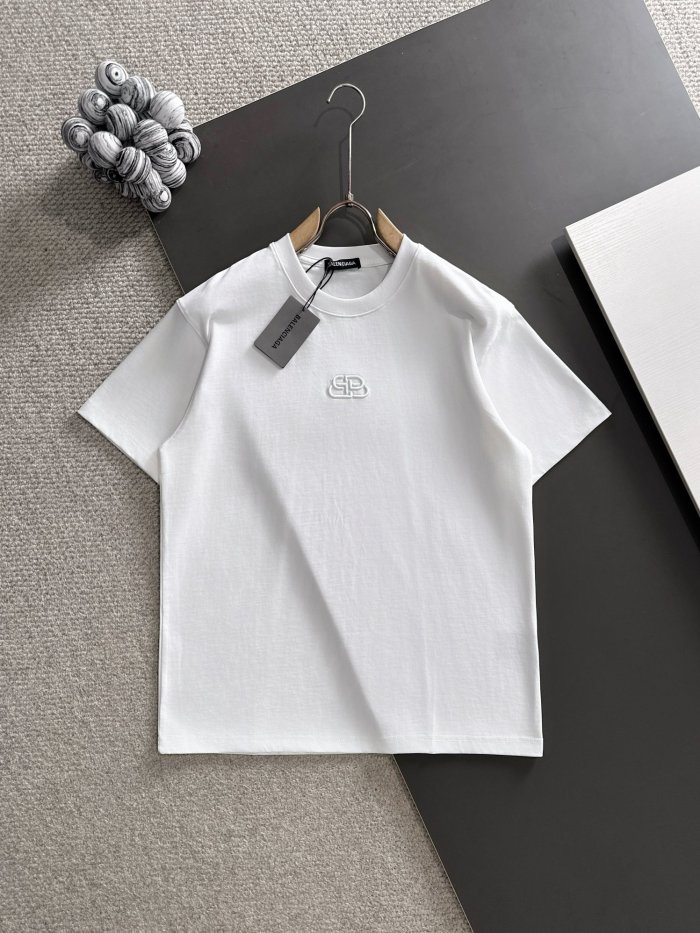SMCL-4446 High Quality 2026ss Balenciaga 380g Cotton T-shirt