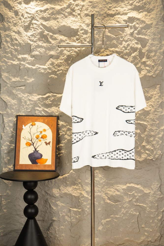 SMCL-4388 High Quality 2026ss Louis Vuitton 280g Cotton T-shirt