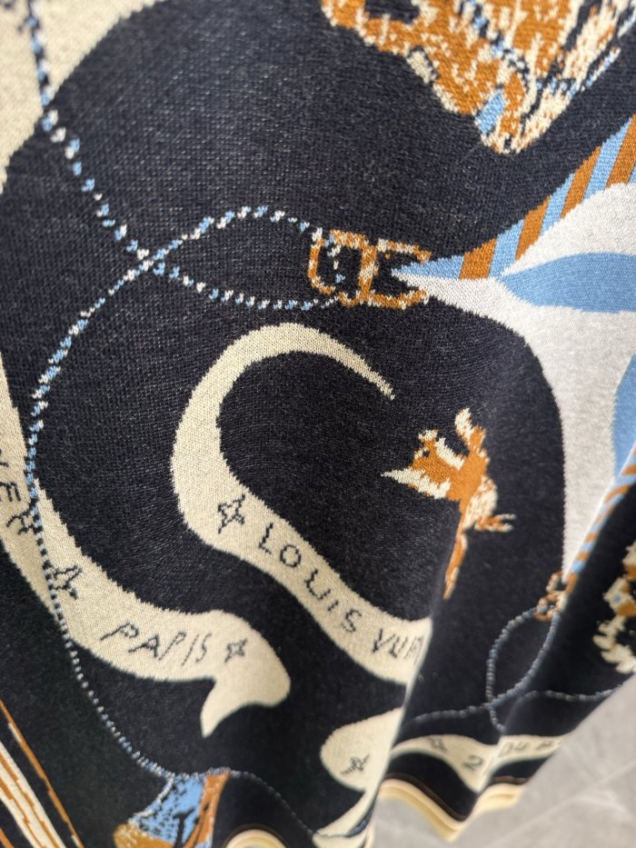 SMCL-4358 High Quality 2026ss Louis Vuitton Knitting T-shirt