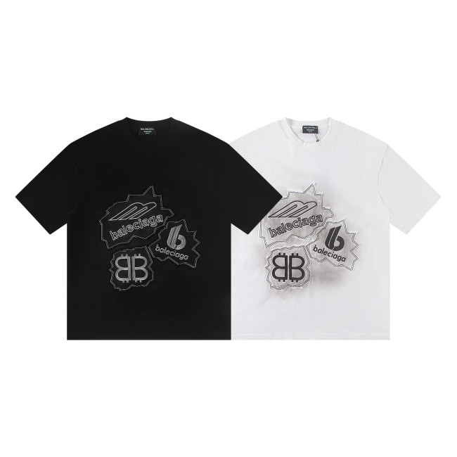 SMCL-4465 High Quality 2026ss Balenciaga 300g Cotton T-shirt