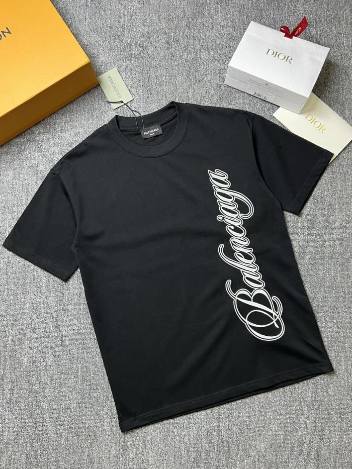 SMCL-4436 High Quality 2026ss Balenciaga 320g Cotton T-shirt