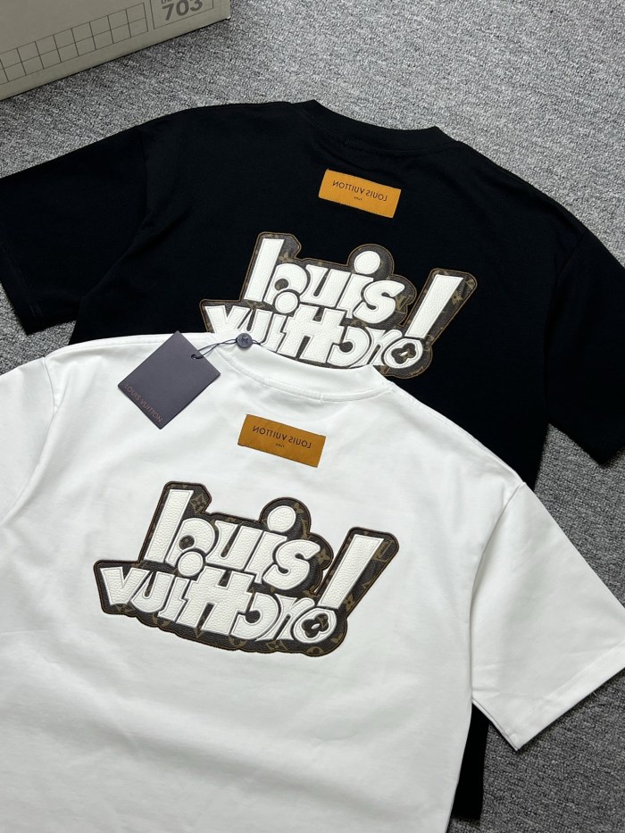 SMCL-4368 High Quality 2026ss Louis Vuitton 280g Cotton T-shirt
