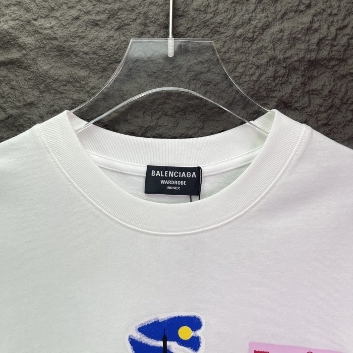 SMCL-4468 High Quality 2026ss Balenciaga 300g Cotton T-shirt