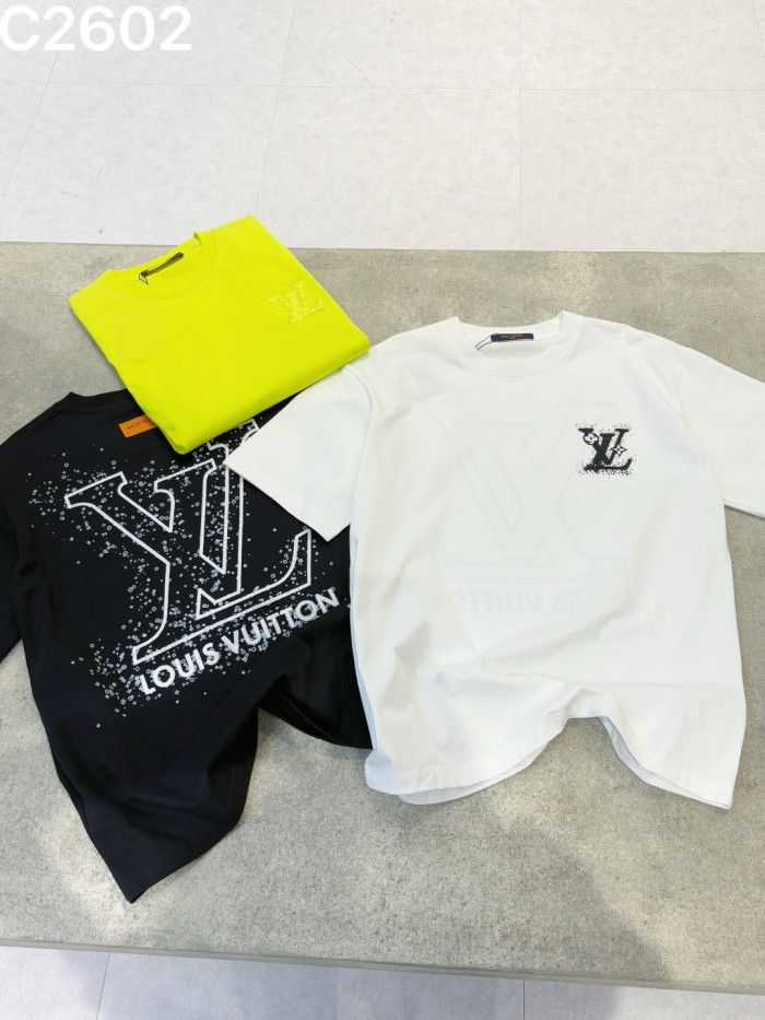 SMCL-4334 High Quality 2026ss Louis Vuitton 280g Cotton T-shirt