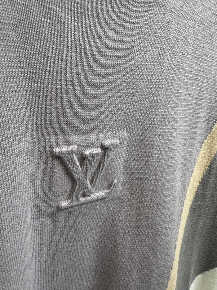 SMCL-4359 High Quality 2026ss Louis Vuitton 280g Knitting T-shirt
