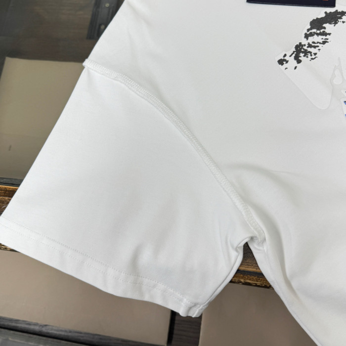 SMCL-4500 High Quality 2026ss Louis Vuitton 240g Cotton Oversize T-shirt