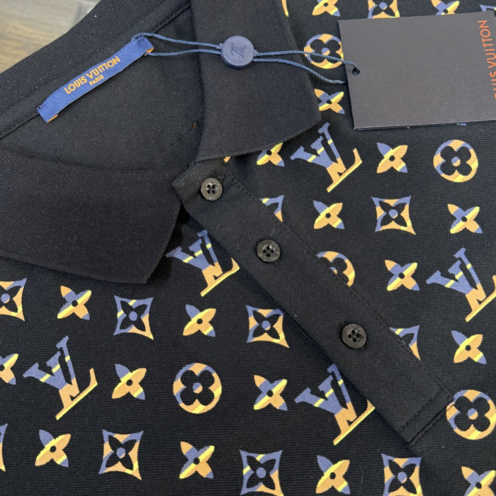 SMCL-4501 High Quality 2026ss Louis Vuitton 270g Cotton Polo-shirt