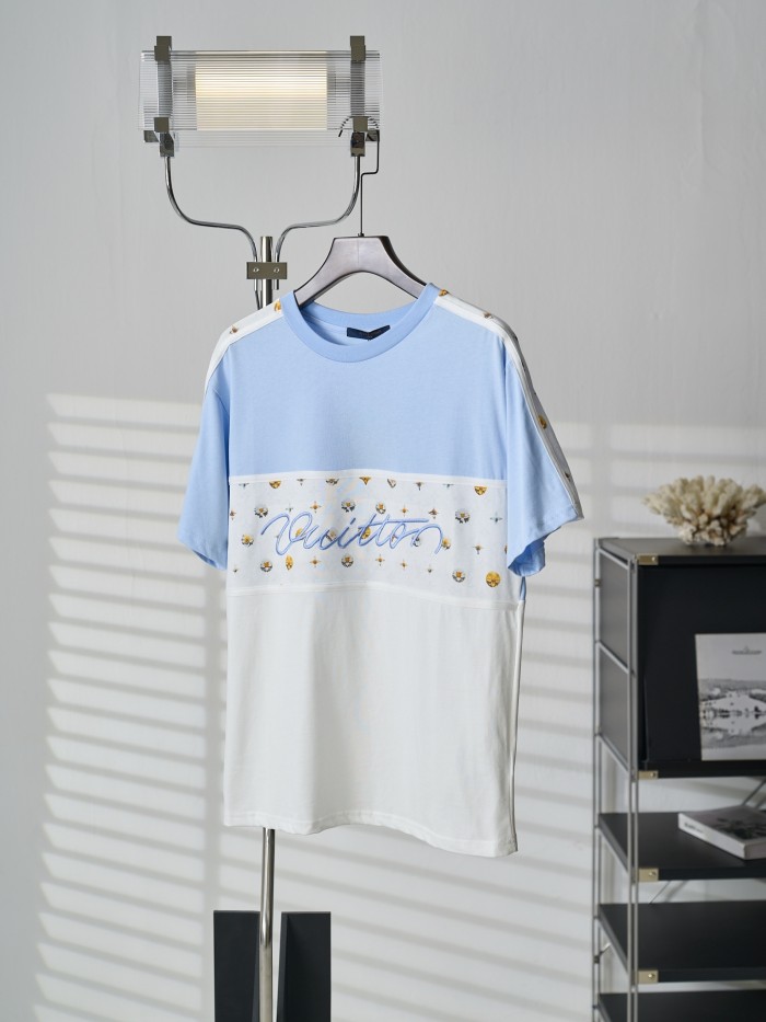 SMCL-4351 High Quality 2026ss Louis Vuitton 280g Cotton T-shirt