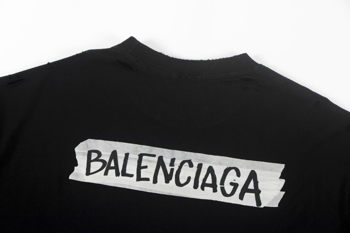 SMCL-4475 High Quality 2026ss Balenciaga 300g Cotton T-shirt