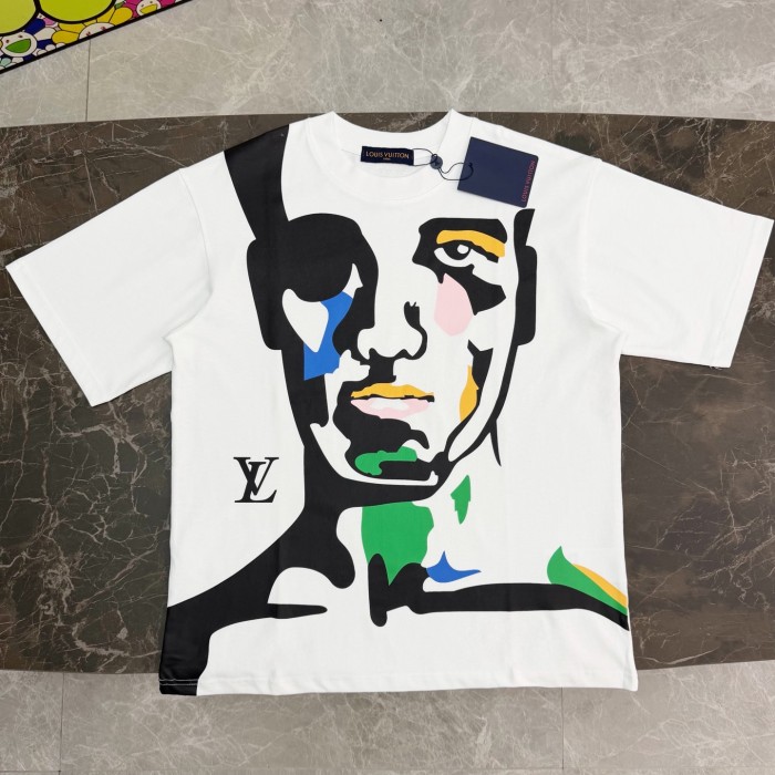 SMCL-4495 High Quality 2026ss Louis Vuitton 280g Cotton T-shirt