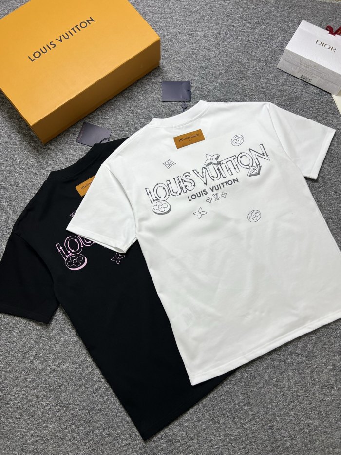 SMCL-4379 High Quality 2026ss Louis Vuitton 280g Cotton T-shirt