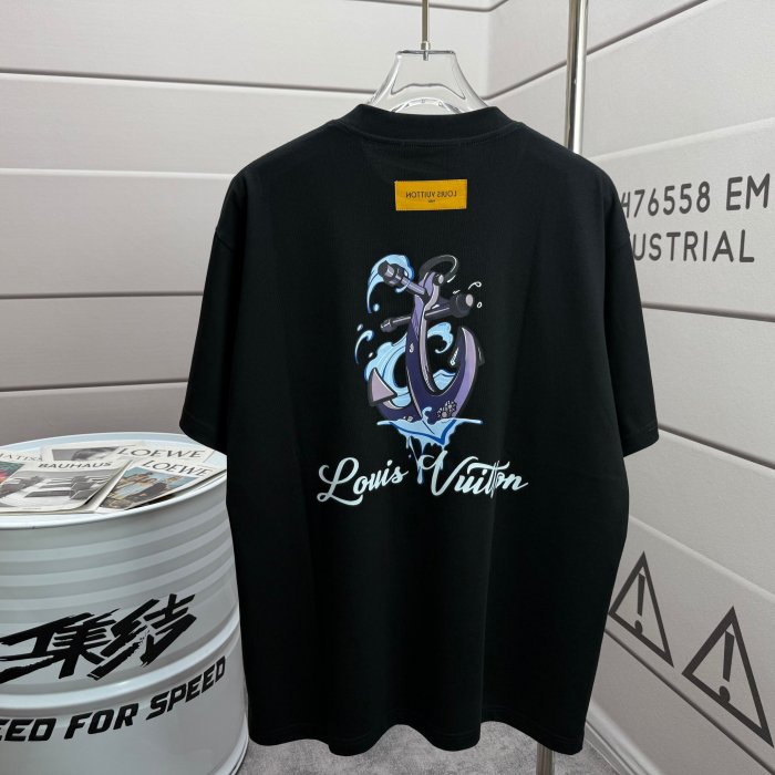 SMCL-4395 High Quality 2026ss Louis Vuitton 280g Cotton T-shirt