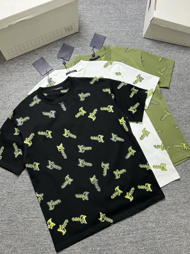 SMCL-4383 High Quality 2026ss Louis Vuitton 280g Cotton T-shirt