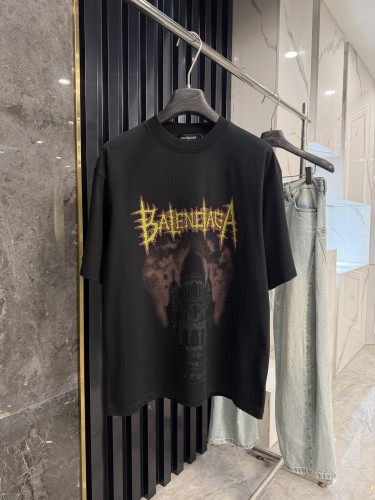 SMCL-4426 High Quality 2026ss Balenciaga 270g Cotton Oversize T-shirt