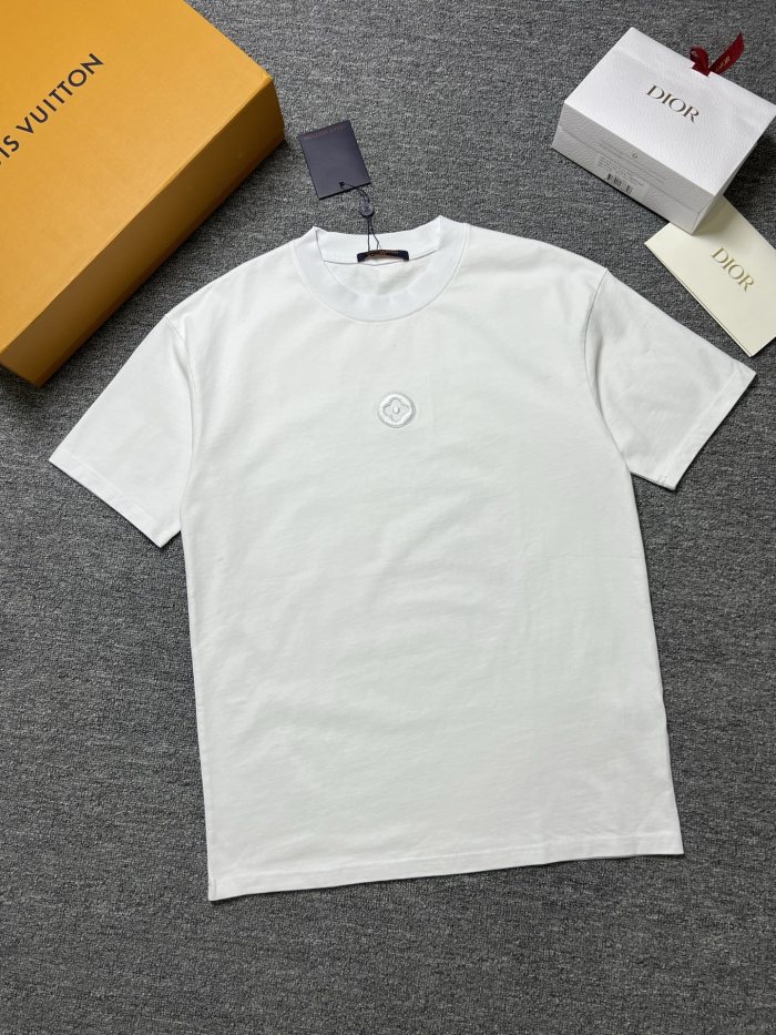 SMCL-4377 High Quality 2026ss Louis Vuitton 280g Cotton T-shirt