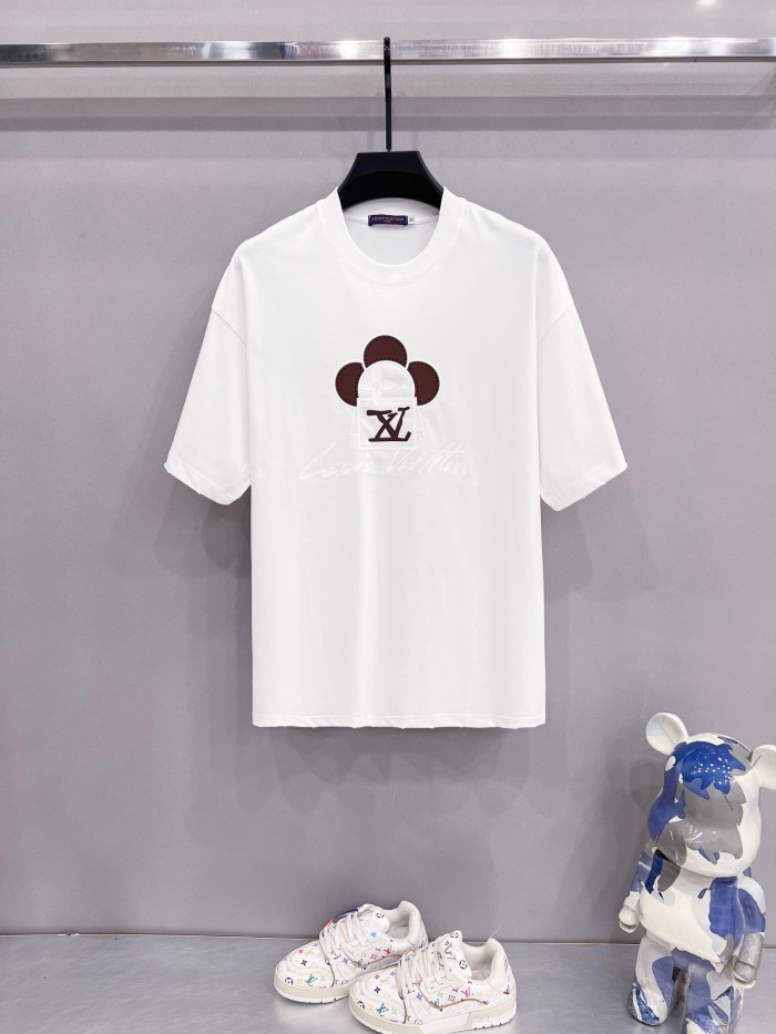 SMCL-4341 High Quality 2026ss Louis Vuitton 280g Cotton T-shirt