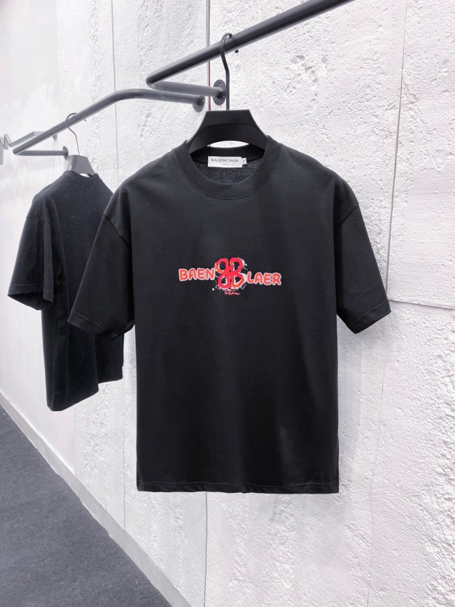 SMCL-4440 High Quality 2026ss Balenciaga 280g Cotton Oversize T-shirt