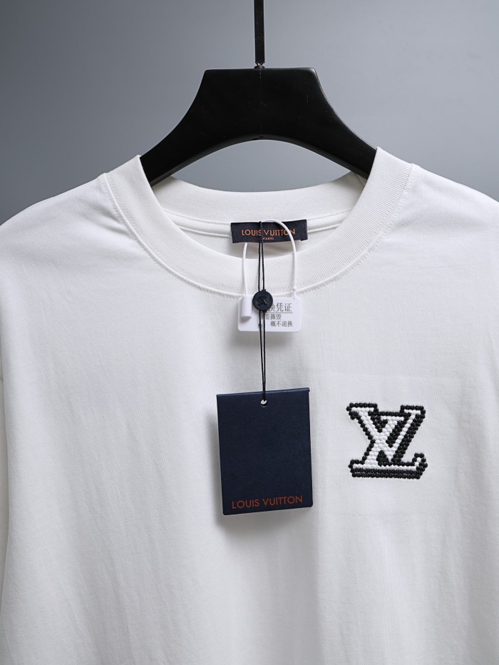 SMCL-4356 High Quality 2026ss Louis Vuitton 280g Cotton T-shirt