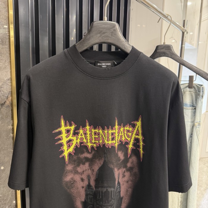 SMCL-4426 High Quality 2026ss Balenciaga 270g Cotton Oversize T-shirt