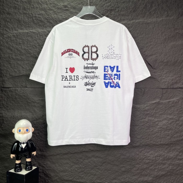 SMCL-4468 High Quality 2026ss Balenciaga 300g Cotton T-shirt