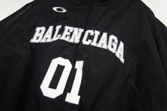 SMCL-4430 High Quality 2026ss Balenciaga 270g Cotton Sportwear Jacket + Pant Set